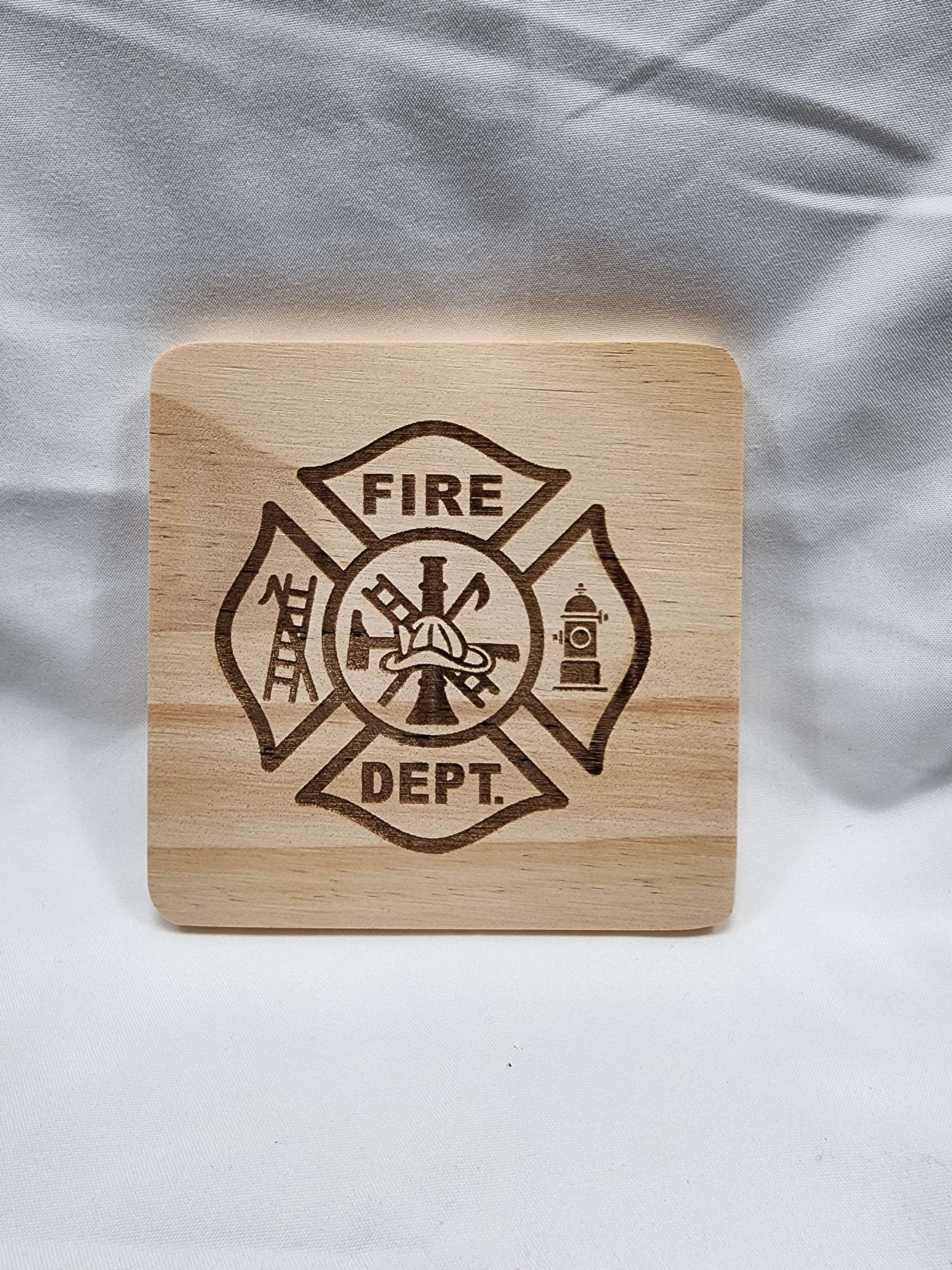 Firefighter Coaster Set