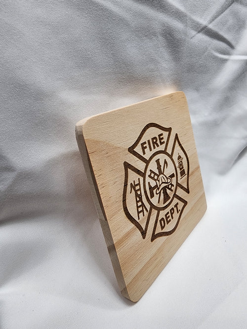 Firefighter Coaster Set