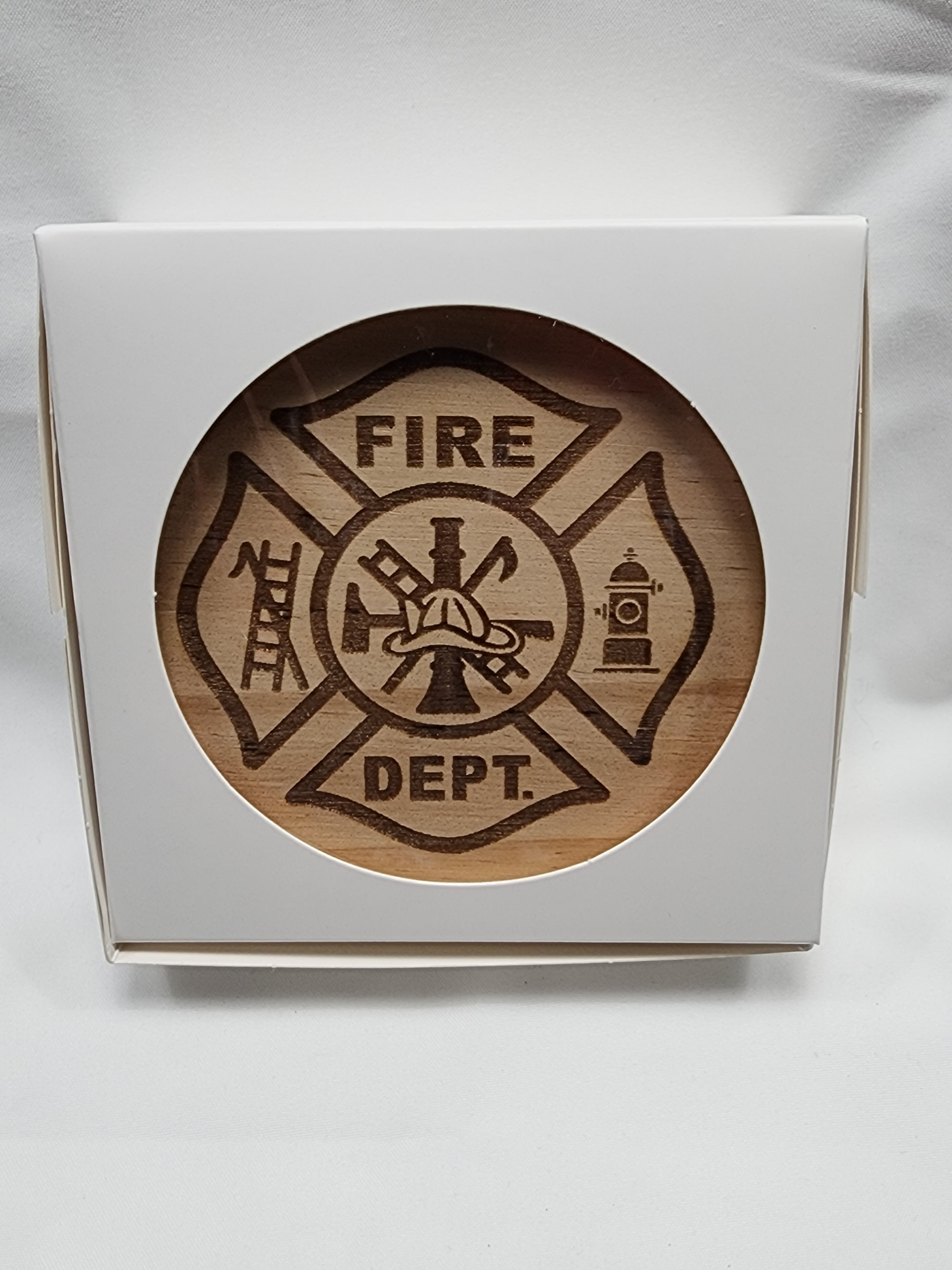 Firefighter Coaster Set